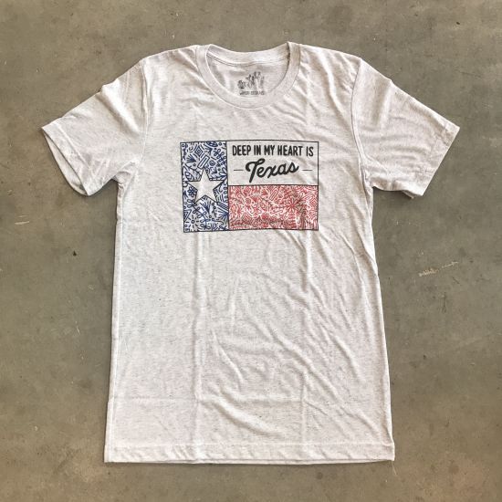 Deep In My Heart Is Texas' T-Shirt WD-DEEPINMYHEARTIS-207